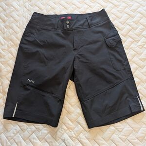 Terry Women's Cycling Shorts Black Size M Adjustable Waist